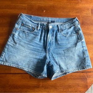 American Eagle Outfitters Light Blue Jean Shorts Strigid Relaxed Short